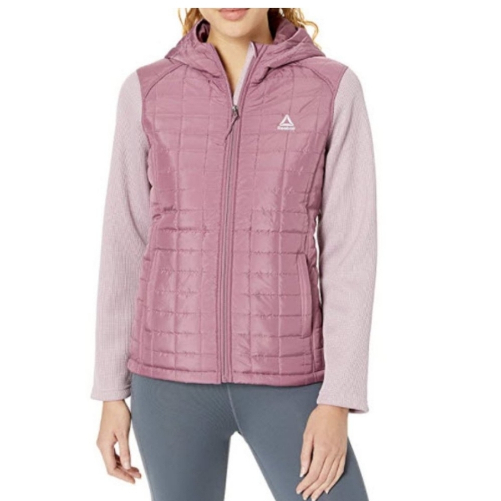 🆕️🍀NWT Reebok Fleece Sleeved Jacket